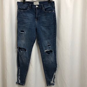 free people distressed jeans size 29